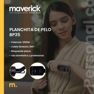 Planchita de pelo mod BP35 35W Maverick - Image 4