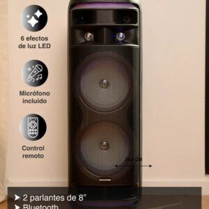 Parlante Torre Bluetooth Daihatsu D-S8020BT 4000w Luces Mic - Image 4
