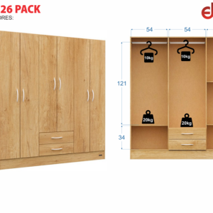Placard Art 26 Pack  Caoba 57072 Mosconi - Image 3