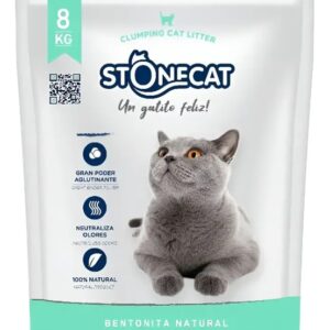 Piedritas Sanitarias 8Kg Bentonita Natural Stonecat - Image 1
