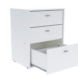 Mesa Luz 3 Cajones Nature Blanco 80950 Mosconi - Image 3