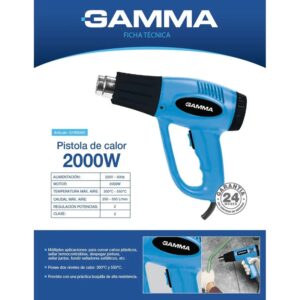 Pistola de calor 2000w Gamma -G1935AR - Image 3