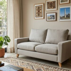 Sillon 2 cuerpos 160x0.90m Beige mod 216 Levon - Image 2