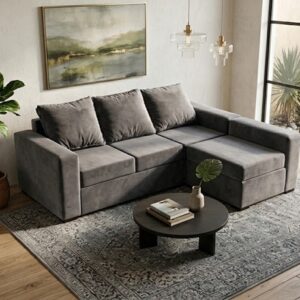 Juego Living Italiano 180x80 + Camastro Gris - Image 2