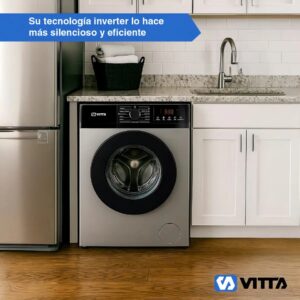 Lavarropa Carga Frontal Vitta 6 KG Silver Inverter 1200RPM - Image 4