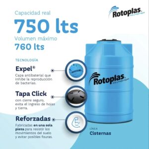 Cisterna Standard 750 Lt. Rotoplas - Image 2