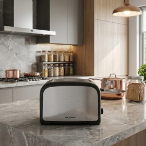 Tostadora Hytoshy PA-008S 800w 6 niveles de pontencia - Image 2