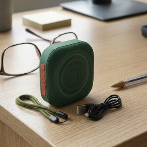 Parlante Bluetooth Verde Go1Pro - Image 3