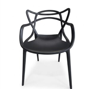 Silla Allegra Plástico Apilable Interior-Exterior Negro - Image 1